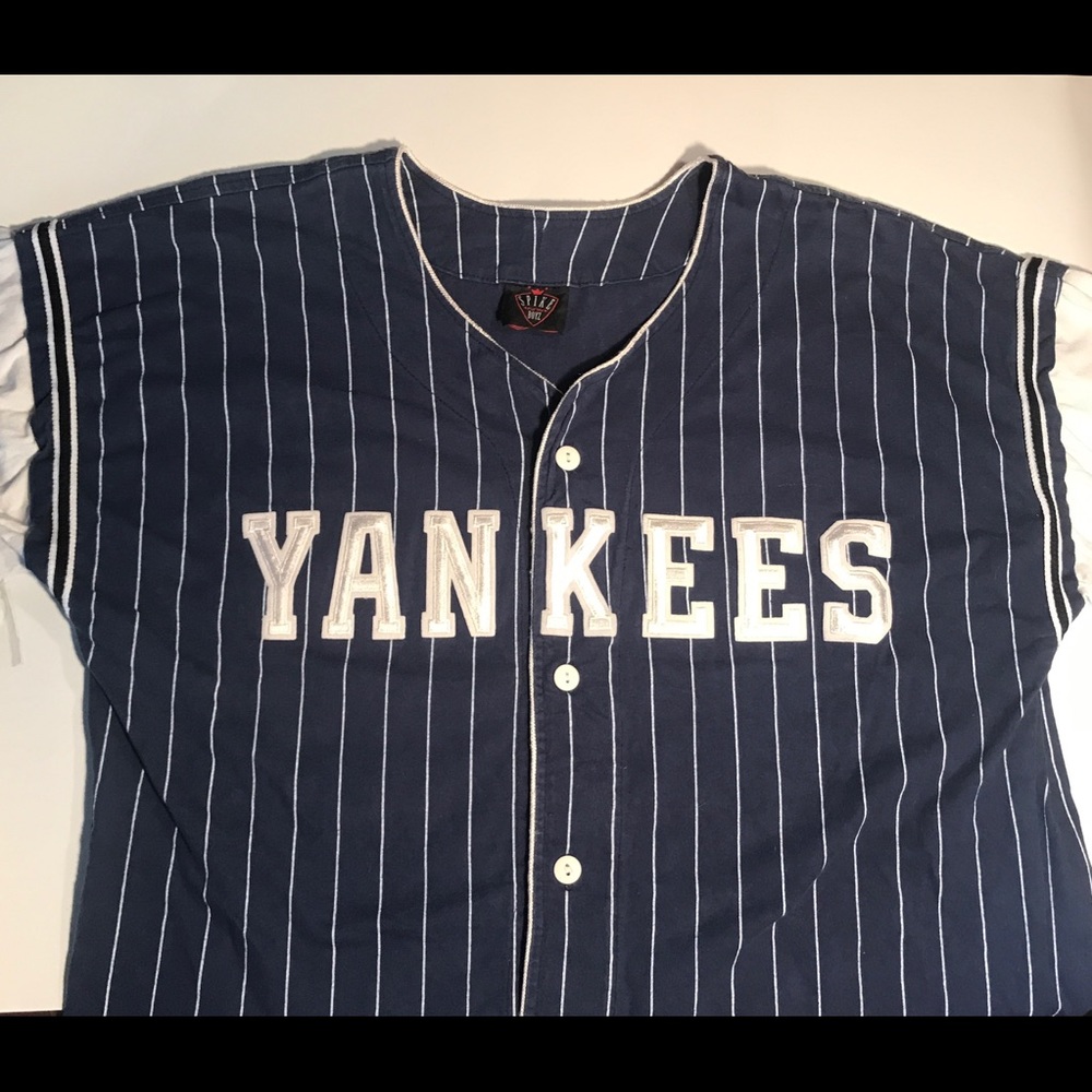 Spike & The Boyz New York Yankees throwback jersey